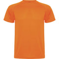 Fluroorange - Front - Roly - "Montecarlo" T-Shirt für Kinder - Sport