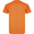 Fluroorange - Back - Roly - "Montecarlo" T-Shirt für Kinder - Sport