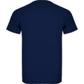 Marineblau - Back - Roly - "Montecarlo" T-Shirt für Kinder - Sport