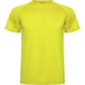 Fluro Gelb - Front - Roly - "Montecarlo" T-Shirt für Kinder - Sport