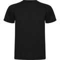 Schwarz - Front - Roly - "Montecarlo" T-Shirt für Kinder - Sport