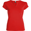 Rot - Front - Roly - "Belice" T-Shirt für Damen