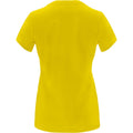 Gelb - Back - Roly - "Capri" T-Shirt für Damen kurzärmlig