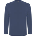 Blaues Denim - Front - Roly - "Extreme" T-Shirt für Herren Langärmlig