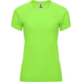 Fluoreszierendes Grün - Front - Roly - "Bahrain" T-Shirt für Damen - Sport kurzärmlig