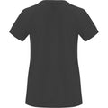 Dunkelgrau - Back - Roly - "Bahrain" T-Shirt für Damen - Sport kurzärmlig