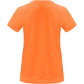 Fluoreszierendes Orange - Back - Roly - "Bahrain" T-Shirt für Damen - Sport kurzärmlig