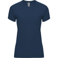 Marineblau - Front - Roly - "Bahrain" T-Shirt für Damen - Sport kurzärmlig