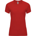 Rot - Front - Roly - "Bahrain" T-Shirt für Damen - Sport kurzärmlig