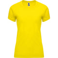 Gelb - Front - Roly - "Bahrain" T-Shirt für Damen - Sport kurzärmlig