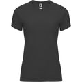 Dunkelgrau - Front - Roly - "Bahrain" T-Shirt für Damen - Sport kurzärmlig