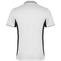 Weiß-Schwarz - Back - Roly - "Montmelo" Poloshirt für Herren-Damen Unisex - Sport kurzärmlig