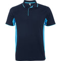 Himmelblau - Front - Roly - "Montmelo" Poloshirt für Herren-Damen Unisex - Sport kurzärmlig