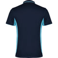 Marineblau-Himmelblau - Back - Roly - "Montmelo" Poloshirt für Herren-Damen Unisex - Sport kurzärmlig