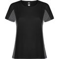 Schwarz - Front - Roly - "Shanghai" T-Shirt für Damen - Sport kurzärmlig