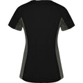 Schwarz - Back - Roly - "Shanghai" T-Shirt für Damen - Sport kurzärmlig