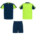 Marineblau-Flurogrün - Front - Roly - "Juve" Sport-Set für Herren-Damen Unisex - Sport