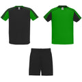 Farngrün-Schwarz - Front - Roly - "Juve" Sport-Set für Herren-Damen Unisex - Sport