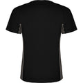 Schwarz-Dunkelgrau - Back - Roly - "Shanghai" T-Shirt für Kinder - Sport kurzärmlig