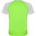 Weiß-Flurogrün - Back - Roly - "Indianapolis" T-Shirt für Kinder - Sport kurzärmlig