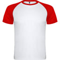 Rot-Weiß - Front - Roly - "Indianapolis" T-Shirt für Kinder - Sport kurzärmlig