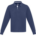 Marineblau - Front - Elevate - "Clyde" Polo Sweatshirt für Herren-Damen Unisex - Rugby