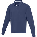 Marineblau - Side - Elevate - "Clyde" Polo Sweatshirt für Herren-Damen Unisex - Rugby