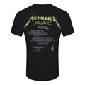 Schwarz - Back - Metallica - "And Justice For All" T-Shirt für Herren-Damen Unisex