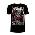 Schwarz - Front - Metallica - "Death Reaper" T-Shirt für Herren-Damen Unisex