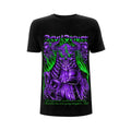 Schwarz - Front - DevilDriver - "Judge Neon" T-Shirt Logo für Herren-Damen Unisex