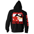 Schwarz - Back - Metallica - "Kill Em All" Hoodie mit durchgehendem Reißverschluss für Herren-Damen Unisex