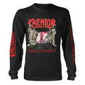 Schwarz - Front - Kreator - "Terrible Certainty" T-Shirt für Herren-Damen Unisex  Langärmlig