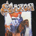 Schwarz - Side - Saxon - "Crusader" T-Shirt für Herren-Damen Unisex