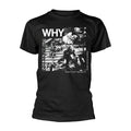 Schwarz - Front - Discharge - "Why?" T-Shirt für Herren-Damen Unisex