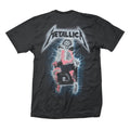 Schwarz - Back - Metallica - "Ride The Lightning" T-Shirt für Herren-Damen Unisex