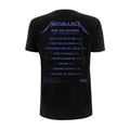 Schwarz - Back - Metallica - "Ride The Lightning" T-Shirt für Herren-Damen Unisex