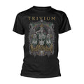 Schwarz - Front - Trivium - "Skelly Frame" T-Shirt für Herren-Damen Unisex