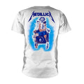 Weiß - Back - Metallica - "Ride The Lightning" T-Shirt für Herren-Damen Unisex