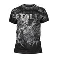 Schwarz - Front - Metallica - "Stoned Justice" T-Shirt für Herren-Damen Unisex