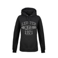 Schwarz - Front - Led Zeppelin - "Lz College" Kapuzenpullover für Damen