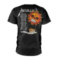 Schwarz - Back - Metallica - "Flaming Skull Tour ´94" T-Shirt für Herren-Damen Unisex