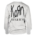 Weiß - Back - Korn - "Requiem" T-Shirt für Herren-Damen Unisex  Langärmlig