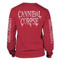 Rot - Back - Cannibal Corpse - "Pile Of Skulls 2018" T-Shirt für Herren-Damen Unisex  Langärmlig