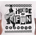 Weiß - Side - Madness - "House Of Fun" T-Shirt für Herren-Damen Unisex