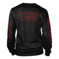 Schwarz - Back - Cannibal Corpse - "Butchered At Birth" T-Shirt für Herren-Damen Unisex  Langärmlig