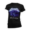 Schwarz - Front - Metallica - "Ride The Lightning" T-Shirt für Damen