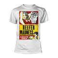 Weiß - Front - Reefer Madness - T-Shirt für Herren-Damen Unisex