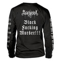 Schwarz - Back - Sargeist - "Satanic Shatraug" T-Shirt für Herren-Damen Unisex  Langärmlig