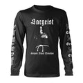Schwarz - Front - Sargeist - "Satanic Shatraug" T-Shirt für Herren-Damen Unisex  Langärmlig