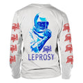 Weiß - Back - Death - "Leprosy" T-Shirt für Herren-Damen Unisex  Langärmlig